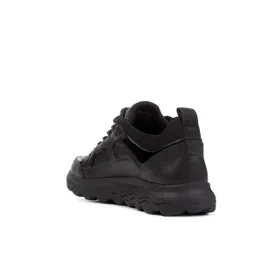 Geox Wedge Sneakers Leather Black