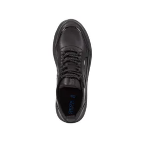 Geox Wedge Sneakers Leather Black