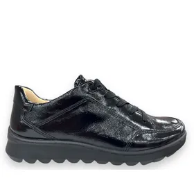 Ara Sneakers Leder Schwarz Breite H