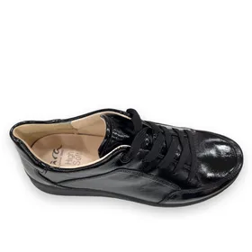 Ara Sneakers Leder Schwarz Breite H