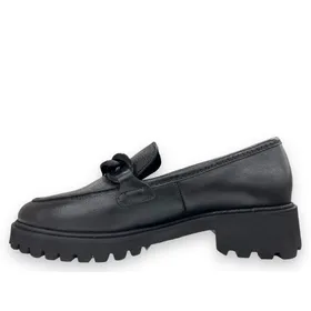 Ara Mokassins Leder Schwarz