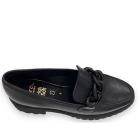 Ara Mokassins Leder Schwarz