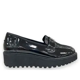 Compensatie Mocassins Ara Leder Zwart