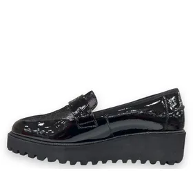 Compensatie Mocassins Ara Leder Zwart