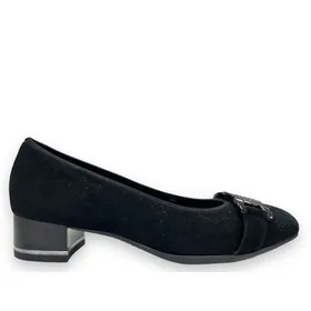 Ara Pumps Leder Schwarz Weit H