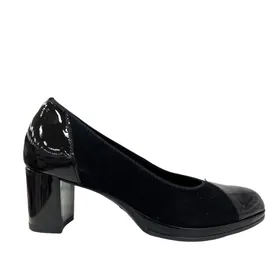 Ara Pumps Leder Zwart Breedte H