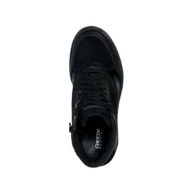 GEOX Sneakers Compensatie Leder Zwart