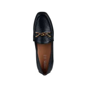 Mocassins Geox Leder Zwart