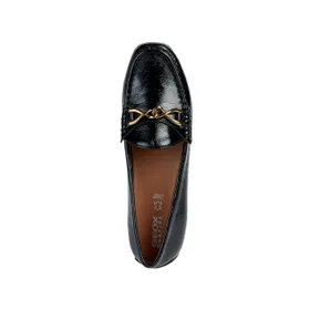 Mocassins Geox Leder Zwart