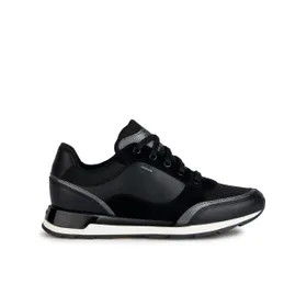 Geox Wedge Sneakers Leather Black