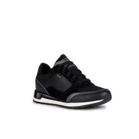 Geox Wedge Sneakers Leather Black