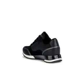 Geox Wedge Sneakers Leather Black
