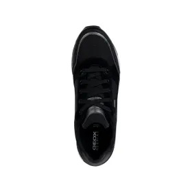 Geox Wedge Sneakers Leather Black