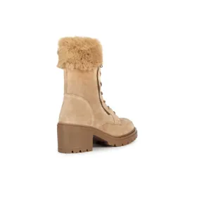 GEOX Bottines Cuir Beige