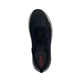 Geox Sneakers Cuir Bleu