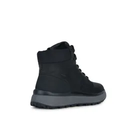 Enkellaarsjes Geox Leder Zwart