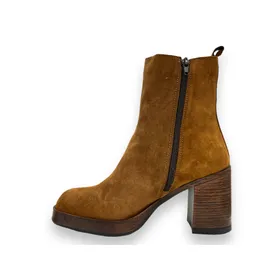 Bottines Dozo Daim Cognac
