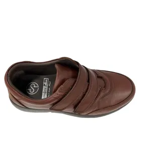 Sneakers Leather Cognac Comfort Plus