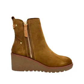 Bottines Carmela Daim Camel