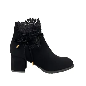 Bottines Super shoes Noires à Talon 6cm