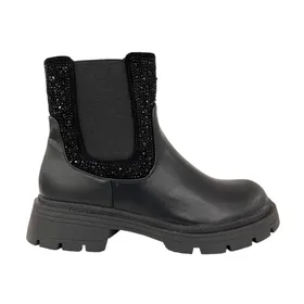 Bottines Lucky Noires à Talon 4,5 cm