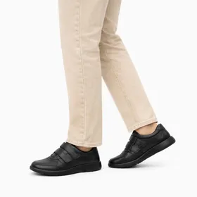 Comfort Plus Sneakers Leather Black