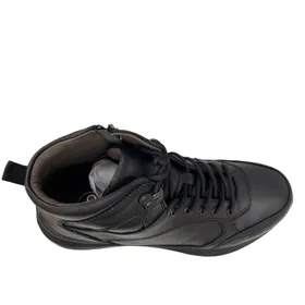 Stiefeletten Leder Schwarz Comfort Plus