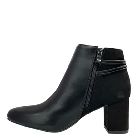 Bottines R and B Noir à Talon