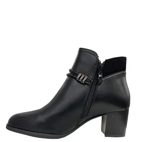 Ankle Boots CHS Black with 6cm Heel