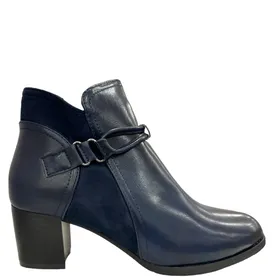 Bottines CHS Bleu Navy à Talon