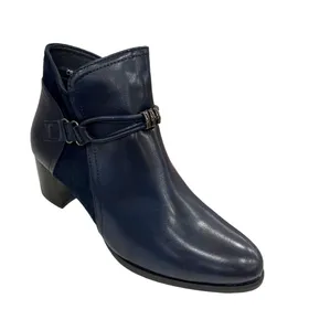 Bottines CHS Bleu Navy à Talon
