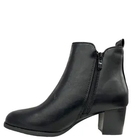 Bottines CHS Noires à Talon 6cm