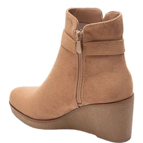 Wedge Ankle Boots La Marquise Camel