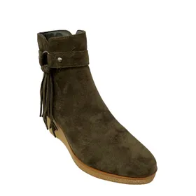 Bottines compensées La Marquise Vert