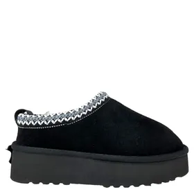 Bottines compensées Super shoes Suède Noir