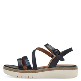 Tamaris Sandalen Leder Blauw