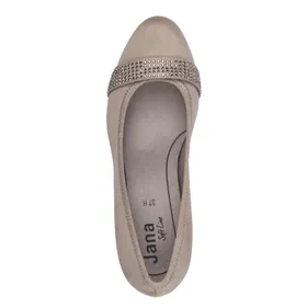 Jana Comfort Pumps Beige