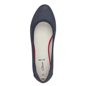 Ballerines compensées S.Oliver Bleu