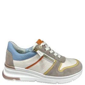 Ara Sneakers Leather Cream Width G