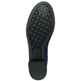 Ara Pumps Leder Blauw Klein Hak