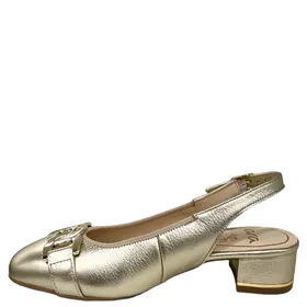 Ara Sling Pumps Leder Goud