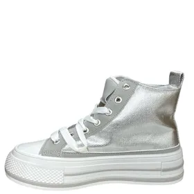 Vasco KLA High-Top Sneakers Silver