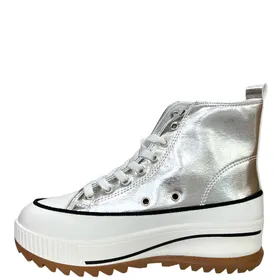 Vasco KLA Sneakers Met Hak Zilver