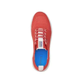 GEOX Sneakers Met Hak Rood Leder & Textiel