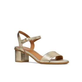 GEOX Hakken Sandalen Leder Goud