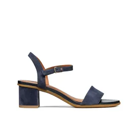 Sandales Compensées GEOX Cuir Bleu