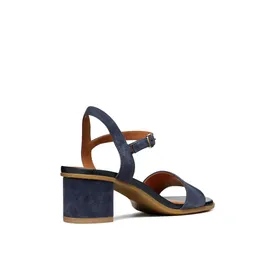 Sandales Compensées GEOX Cuir Bleu