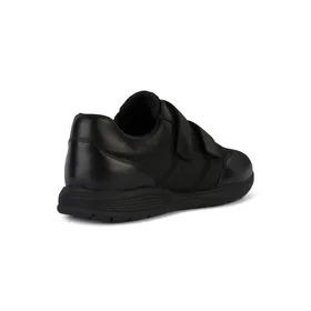 Geox Sneakers Noir Cuir-Textile