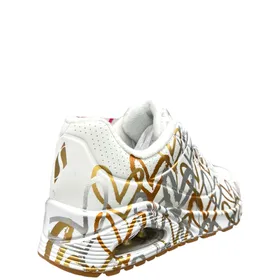 Skechers Sneakers Blanc Or