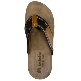 inblu Heren Tongs Bruin